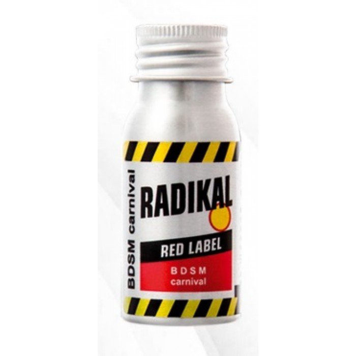 Дерзкий и сверхмощный попперс Radikal Red Label - сила 10/10 - 30 мл Дерзкий и сверхмощный попперс Radikal Red Label - сила 10/10 - 30 мл