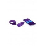 Вибратор для пар We-Vibe Chorus Purple с пультом, реагирующим на сжатие, и управлением со смартфона - фиолетовый