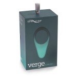Эрекционное вибро-кольцо со стимулятором промежности и управлением со смартфона Verge by We-Vibe - серое