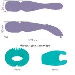 Мощный универсальный вибратор We-Vibe Wand с управлением со смартфона - фиолетовый - 30 см Мощный универсальный вибратор We-Vibe Wand с управлением со смартфона - фиолетовый - 30 см
