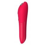 Стильный мощный миниатюрный вибромассажер We-Vibe Tango X Red - розовый - 9 см