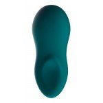 Тихий и мощный вибромассажер для клитора и половых губ We-Vibe Touch X Green - зеленый - 10,2 см