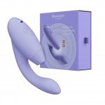 Бесконтактный клиторальный стимулятор с вибрацией Womanizer Duo 2 с началом работы от соприкосновения и функцией сброса интенсивности - сиреневый Бесконтактный клиторальный стимулятор с вибрацией Womanizer Duo 2 с началом работы от соприкосновения и функцией сброса интенсивности - сиреневый