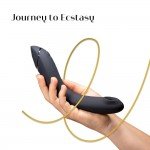 Инновационный стимулятор G-точки Womanizer OG c технологией волнового давления воздуха и вибрацией - темно-серый - 20 см