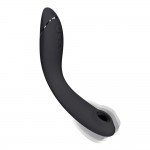 Инновационный стимулятор G-точки Womanizer OG c технологией волнового давления воздуха и вибрацией - темно-серый - 20 см