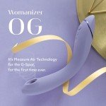 Инновационный стимулятор G-точки Womanizer OG c технологией волнового давления воздуха и вибрацией - сиреневый - 20 см Инновационный стимулятор G-точки Womanizer OG c технологией волнового давления воздуха и вибрацией - сиреневый - 20 см
