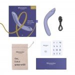 Инновационный стимулятор G-точки Womanizer OG c технологией волнового давления воздуха и вибрацией - сиреневый - 20 см Инновационный стимулятор G-точки Womanizer OG c технологией волнового давления воздуха и вибрацией - сиреневый - 20 см
