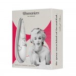 Бесконтактный вакуумный клиторальный стимулятор Womanizer Classic 2 Marilyn Monroe - белый мрамор