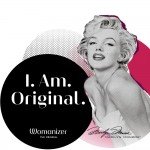 Бесконтактный вакуумный клиторальный стимулятор Womanizer Classic 2 Marilyn Monroe - белый мрамор