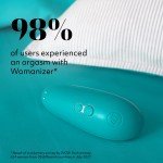 Компактный вакуумно-волновой бесконтактный клиторальный стимулятор Womanizer Starlet 3 - бирюзовый Компактный вакуумно-волновой бесконтактный клиторальный стимулятор Womanizer Starlet 3 - бирюзовый