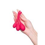Набор одинарных вагинальных шариков разного веса Satisfyer Yoni Power 1 - красный