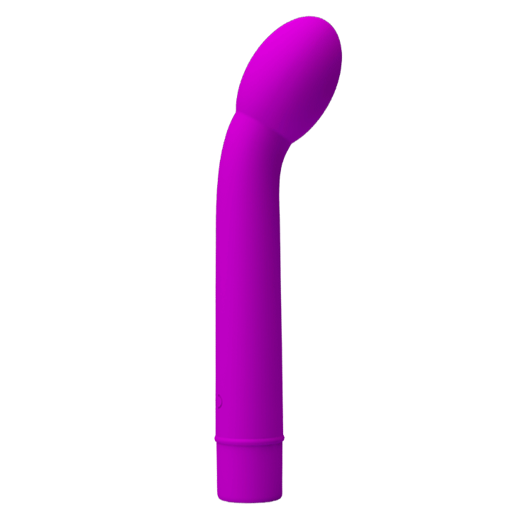 Вибратор с увеличенной гибкой головкой Pretty Love Logan - фиолетовый - 16,6 см