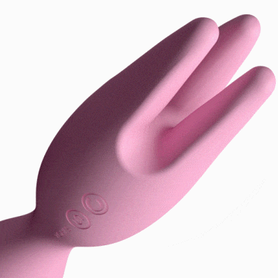 Вибростимулятор с игривыми подвижными ножками Svakom Nymph - розовый - 15,6 см